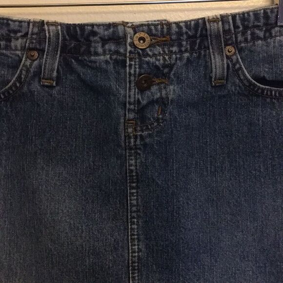 L.E.I denim mini skirt size 9 - Picture 3 of 8